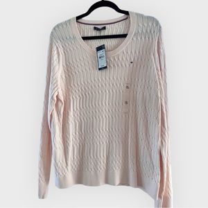 Tommy Hilfiger women’s cable knit sweater NWT